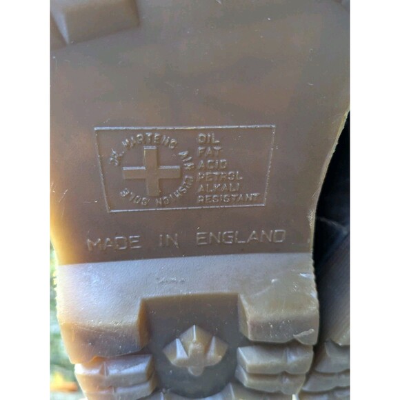 Vintage Dr. Martens 939 Ben Boot Made in England Brown Leather Mens 10 Gift - Picture 7 of 11